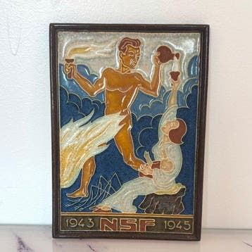 Art Deco Tegel - De Porceleyne Fles, Delft - Jan Rot - Art