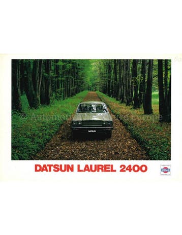 1980 DATSUN LAUREL 2400I BROCHURE NEDERLANDS, Nieuw, Nissan, Author