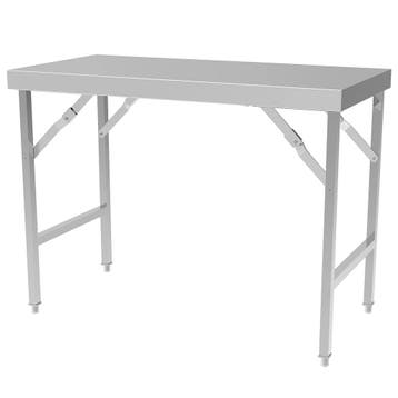 Inklapbare Werktafel | RVS | Indoor | 1200x700x850(h)mm, Verzenden, Nieuw in verpakking