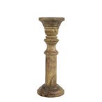kandelaar mango hout 30cm*, Verzenden, Nieuw