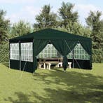 vidaXL Partytent Groen 400 x 400 x 266 cm Polyetheen, Tuin en Terras, Partytenten, Verzenden, Nieuw, Partytent
