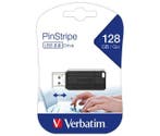 Verbatim | USB Stick | 128 GB | USB 2.0 | Pinstripe, Verzenden, Nieuw