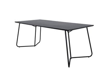 Eettafel  Bokke  190x90 cm  Zwart  Jörn, Verzenden, Nieuw