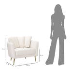 FAUTEUIL KIEV CRÈME CM 88X77X74, Huis en Inrichting, Ophalen of Verzenden, Nieuw