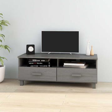 vidaXL Tv-meubel HAMAR 106x40x40 cm massief grenenhout, Verzenden, Nieuw, Grenenhout, Minder dan 100 cm