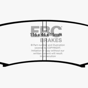 EBC 10+ Lexus GX460 4.6 Greenstuff Rear Brake Pads, Ophalen of Verzenden, Nieuw