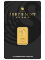 5 gram - Goud .999 - The Perth Mint - Verzegeld en met
