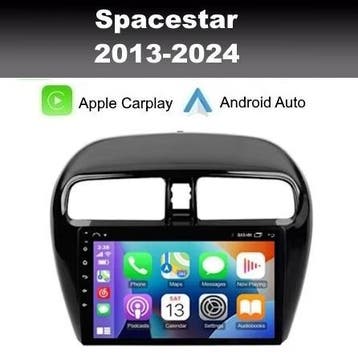 Mitsubishi Spacestar 2013-2024 navigatie android 14 carplay, Auto diversen, Ophalen of Verzenden, Nieuw