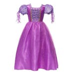 Prinsessenjurk - Prinses Rapunzel jurk - Glitter, Kinderen en Baby's, Carnavalskleding en Verkleedspullen, Ophalen of Verzenden