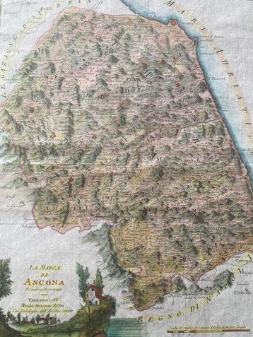 Italië - de Marche Ancona Pauselijk Staatsgebied Camerino, Nieuw