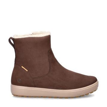 Ecco Soft 7 Tred gevoerde boots voor dames in het Bruin, Kleding | Dames, Ecco, Bruin, Verzenden, Lage of Enkellaarzen