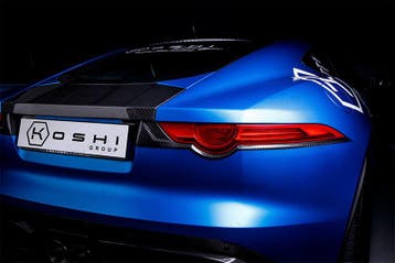 Jaguar F-Type Carbon Fiber Achterlampen Frame, Verzenden