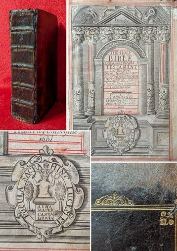 [RUBRICATED BIBLE - CAMBRIDGE BIBLE] - The Holy Bible, Antiek en Kunst
