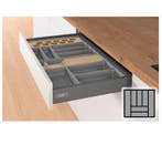 Bestekbak d:441-520mm - b:501-600mm antraciet, Huis en Inrichting, Keuken | Keukenbenodigdheden, Verzenden, Nieuw
