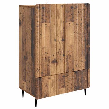 vidaXL Dressoir met lade Oud hout 66 x 34,5 x 97 cm Bewerkt, Verzenden, Nieuw, Overige houtsoorten, Minder dan 50 cm