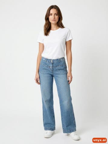 XAXO Jeans Dames maat WW30 / L31 Blauw Vintage, Ophalen of Verzenden, Nieuw