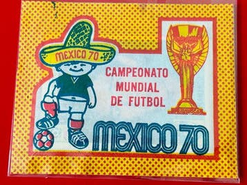 1970 Panini World Cup Pele, Beckenbauer, Puskas, Bobby, Nieuw
