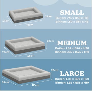 Buddy Beds Hondenmand - Orthopedisch Hondenkussen voor, Ophalen of Verzenden, Zo goed als nieuw