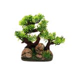 Stenen met bonsai boompjes OS-290 - aquarium decoratie, Ophalen of Verzenden, Nieuw, Sierelement