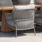 Sarah Capalbio low dining tuinset 130xH69 cm rond 5 delig, Ophalen of Verzenden, Nieuw