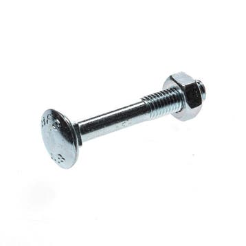 OUTLET Kelfort Slotbout met moer verzinkt m10 x 65mm, Ophalen of Verzenden, Nieuw