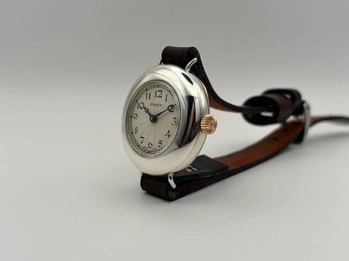 Rolex - Vintage Ladies Wristwatch in Sterling Silver ca., Sieraden, Tassen en Uiterlijk, Horloges | Heren