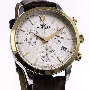 Optima - Swiss Made Chronograph Watch - OSC450-SGL-1 -, Nieuw