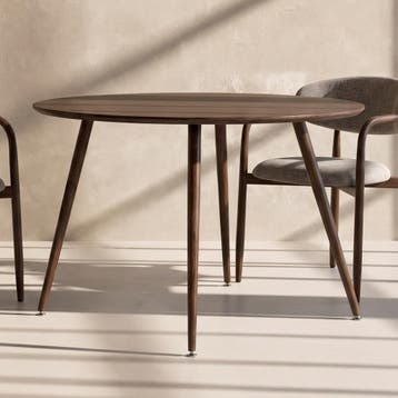 *WOONWINKEL* Ronde Minimalistische Houten Eettafel, Verzenden, Nieuw