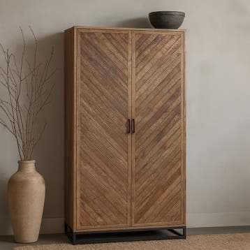 Mangohouten Kast Sabia 100 cm, Verzenden, Nieuw