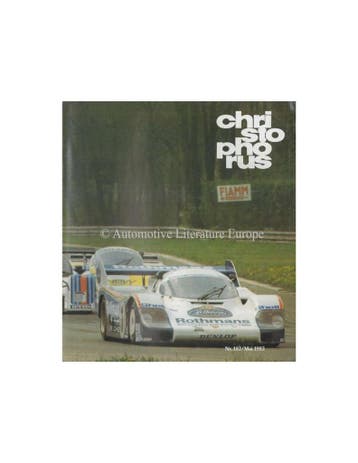 1983 PORSCHE CHRISTOPHORUS MAGAZINE 182 DUITS, Nieuw, Porsche, Author
