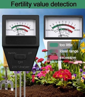 Meter PH waarde en bemesting 2-in-1 hulp zaaien en stekken, Ophalen of Verzenden, Nieuw