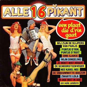 Alle 16 pikant, Verzenden, Gebruikt, 12 inch