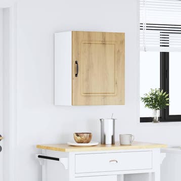 vidaXL Keukenwandkast Kalmar bewerkt hout artisanaal eiken, Verzenden, Nieuw, Bruin