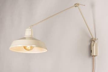 Rietveld Wandlampen - Beige, Zand - Metaal, Verzenden, Nieuw