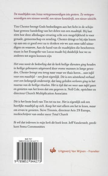 Met Jezus aan tafel 9789051944273 Tim Chester, Verzenden, Zo goed als nieuw, Tim Chester