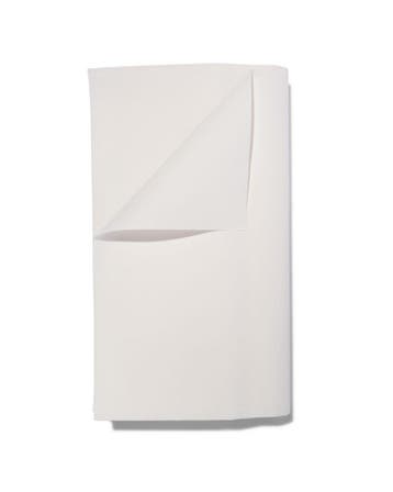 HEMA Tafelkleed 138x220cm papier wit, Verzenden, Nieuw, Wit