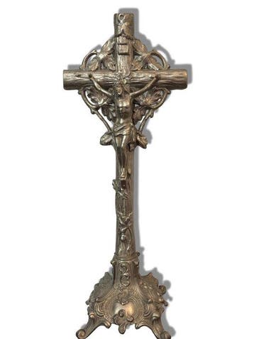 Art Nouveau Altaarstuk - Metaal - 1900-1910 - Art Nouveau