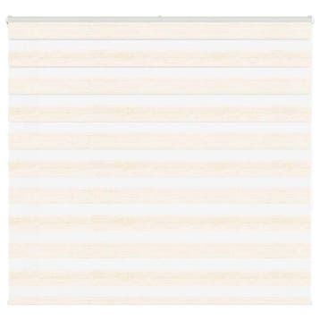 vidaXL Zebra rolgordijn 165x150 cm stofbreedte 160,9cm, Verzenden, Nieuw, Beige