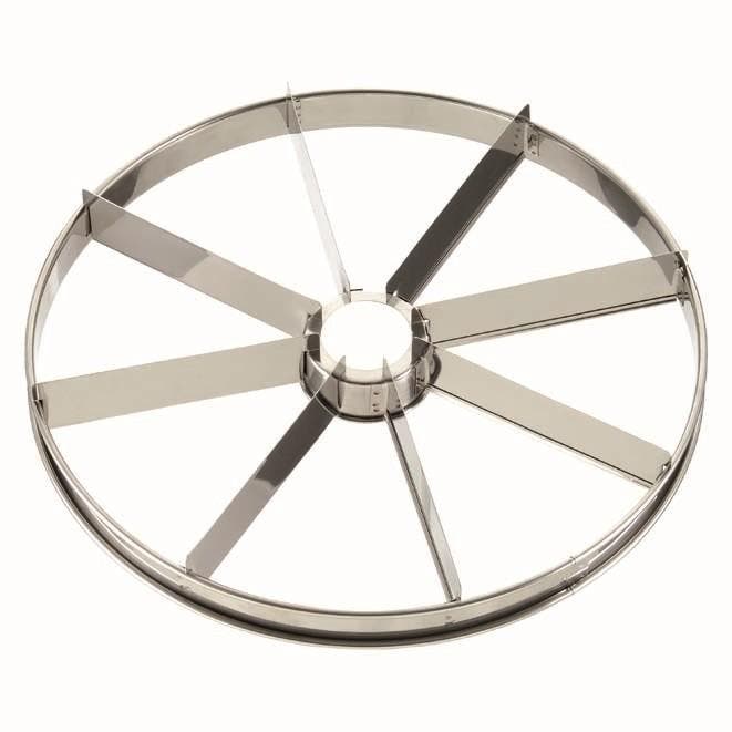 Taartverdeler RVS Ø31cm - 12 taartpunten, Hobby en Vrije tijd, Taarten en Cupcakes maken, Nieuw, Verzenden