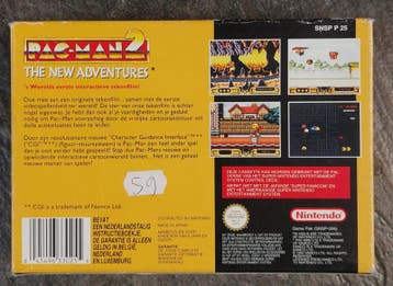 Pac-man 2 (SNES tweedehands game), Spelcomputers en Games, Ophalen of Verzenden, Zo goed als nieuw