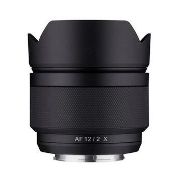Samyang 12mm F2 AF Fujifilm X-Mount - Tweede (buiten)kans, Samyang, Fujifilm X-mount, Nieuw, Zonnekap