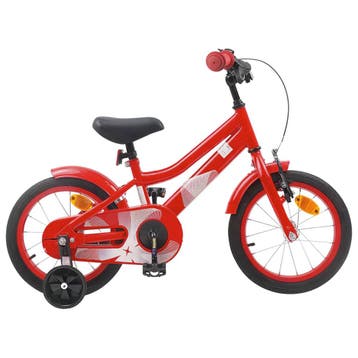 vidaXL Kinderfiets 14 Inch voor 3-5 jaar oud Rood, Verzenden, Nieuw