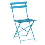 Stalen Bistro Stoelen Turquoise | 2 stuks, Verzenden, Nieuw in verpakking