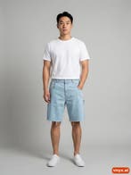 Vintage WIDE Shorts in Light Blue size W36, Ophalen of Verzenden, Nieuw, Overige maten, WIDE
