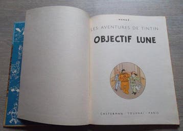 Tintin T16 - Objectif Lune (B8) - C - 1 Album - Eerste, Nieuw