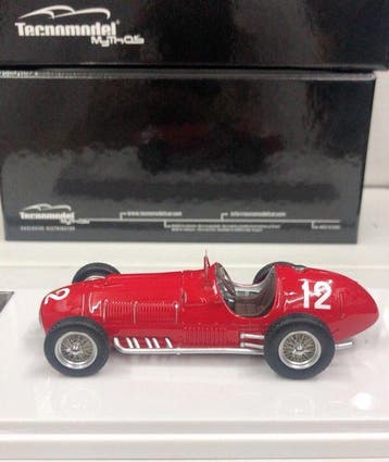 Tecnomodel 1:43 - Modelauto - Ferrari F.375 F1 1951 Italian, Hobby en Vrije tijd, Nieuw