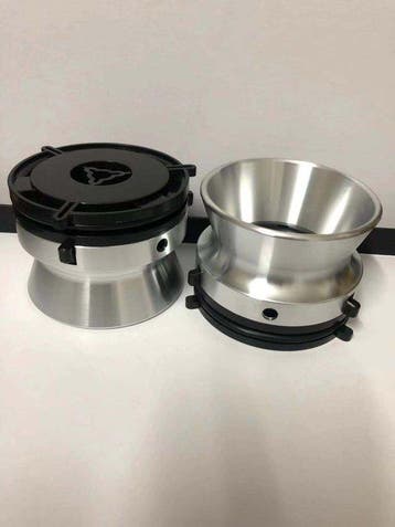 Generic - NAB aluminium -naafadapter zilver- Audiocomponent, Nieuw