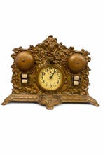 Klok - gietijzer - 1880-1920 - antieke tafelklok