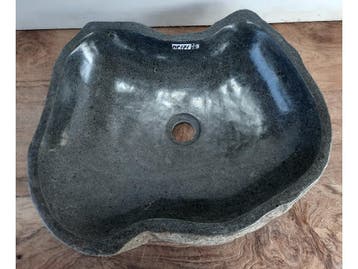 Lage natuursteen waskom | 5 - 11 cm hoog |, Huis en Inrichting, Badkamer | Badkamermeubels, Ophalen of Verzenden, Nieuw, Wasbak of Wastafel