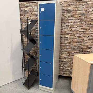 6-deurs Overtoom locker - 190x35x50 cm, Ophalen of Verzenden, Nieuw